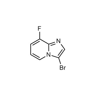 3-溴-8-氟咪唑并[1,2-A]吡啶结构式