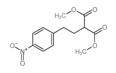 dimethyl 2-[2-(4-nitrophenyl)ethyl]propanedioate Structure