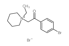 1-(4-bromophenyl)-2-(1-ethyl-3,4,5,6-tetrahydro-2H-pyridin-1-yl)ethanone structure