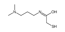 N-[3-(dimethylamino)propyl]-2-sulfanylacetamide Structure