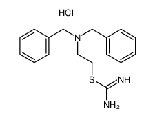 S-(2-dibenzylamino-ethyl)-isothiourea, dihydrochloride结构式