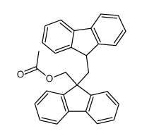 9-(9H-Fluoren-9-ylmethyl)-9H-fluorene-9-methanol acetate结构式