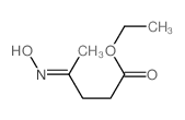 Pentanoic acid,4-(hydroxyimino)-, ethyl ester Structure