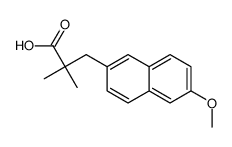 3-(6-methoxynaphthalen-2-yl)-2,2-dimethylpropanoic acid Structure