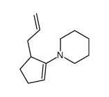 1-(5-prop-2-enylcyclopenten-1-yl)piperidine结构式
