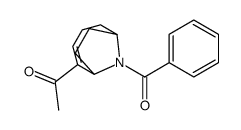 1-[(6R)-9-benzoyl-9-azabicyclo[4.2.1]non-4-en-5-yl]ethanone Structure