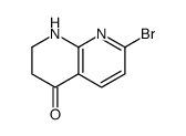 7-溴-2,3-二氢-1,8-萘啶-4(1h)-酮结构式