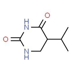 2,4(1H,3H)-Pyrimidinedione,dihydro-5-(1-methylethyl)-(9CI) structure