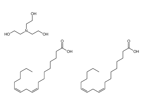 (9Z,12Z)-octadeca-9,12-dienoic acid, dimer, compound with 2,2',2''-nitrilotriethanol (1:1) Structure