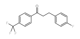 3-(4-FLUOROPHENYL)-4'-TRIFLUOROMETHYLPROPIOPHENONE结构式
