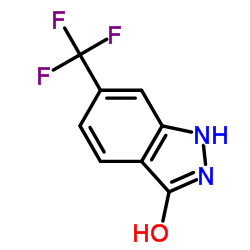 6-(三氟甲基)-1H-吲唑-3-醇结构式