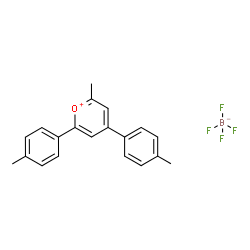 2-methyl-4,6-di(p-tolyl)pyrylium tetrafluoroborate Structure