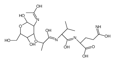 acetylmuramyl-valylisoglutamine结构式