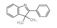3,3-dimethyl-2-phenyl-indole structure