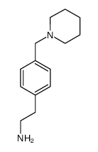 2-(4-Piperidin-1-ylmethyl-phenyl)-ethylamine结构式