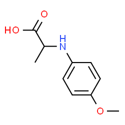 2-(4-METHOXY-PHENYLAMINO)-PROPIONIC ACID structure