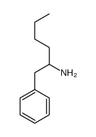 1-PHENYL-2-AMINOHEXANE Structure