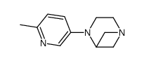 1,4-Diazabicyclo[3.1.1]heptane,4-(6-methyl-3-pyridinyl)-(9CI)结构式