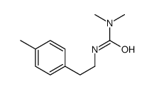 1,1-dimethyl-3-[2-(4-methylphenyl)ethyl]urea结构式