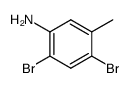 3-Methyl-4,6-dibromoaniline结构式