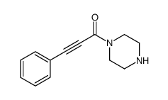 3-phenyl-1-piperazin-1-ylprop-2-yn-1-one结构式