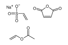 sodium,ethenesulfonate,ethenyl acetate,furan-2,5-dione Structure