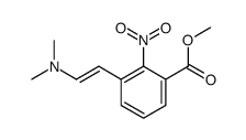3-[(E)-2-(Dimethylamino)ethenyl]-2-nitrobenzoic acid methyl ester结构式