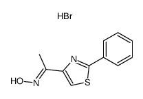 1-(2-phenylthiazol-4-yl)ethanone oxime hydrobromide结构式