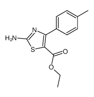ETHYL 2-AMINO-4-P-TOLYLTHIAZOLE-5-CARBOXYLATE结构式