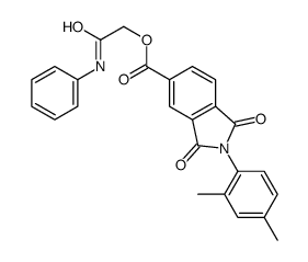 (2-anilino-2-oxoethyl) 2-(2,4-dimethylphenyl)-1,3-dioxoisoindole-5-carboxylate结构式