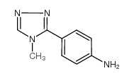 4-(4-METHYL-4H-1,2,4-TRIAZOL-3-YL)ANILINE structure