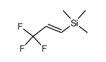 (E)-trimethyl(3,3,3-trifluoroprop-1-en-1-yl)silane结构式