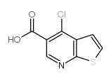 4-chlorothieno[2,3-b]pyridine-5-carboxylic acid Structure