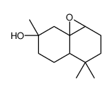 4,4,7-trimethyl-2,3,4a,5,6,8-hexahydro-1aH-naphtho[1,8a-b]oxiren-7-ol结构式