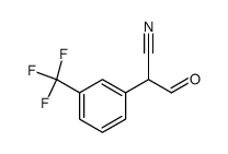 α-formyl-3-(trifluoromethyl)benzeneacetonitrile结构式