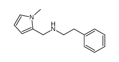 N-[(1-Methyl-1H-pyrrol-2-yl)methyl]-2-phenylethanamine结构式