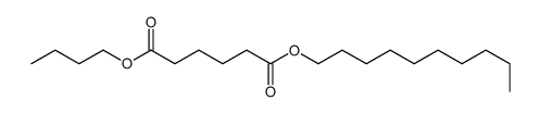 1-O-butyl 6-O-decyl hexanedioate Structure