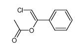 (Z)-2-chloro-1-phenylvinyl acetate Structure