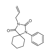 3-Allyl-1-phenyl-1,3-diazaspiro[4.5]decane-2,4-dione structure