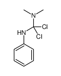 N-[Dichloro(dimethylamino)methyl]aniline结构式