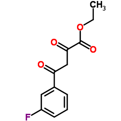 Ethyl 4-(3-fluorophenyl)-2,4-dioxobutanoate Structure