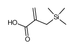 2-((trimethylsilyl)methyl)acrylic acid Structure