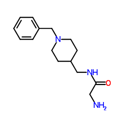 N-[(1-Benzyl-4-piperidinyl)methyl]glycinamide Structure