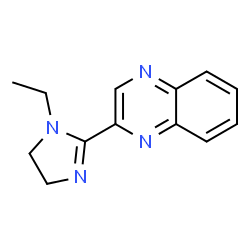 Quinoxaline, 2-(1-ethyl-4,5-dihydro-1H-imidazol-2-yl)- (9CI) structure