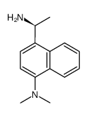 (1S)-1-(4-dimethylaminonaphthalen-1-yl)ethylamine结构式