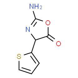 5(4H)-Oxazolone,2-amino-4-(2-thienyl)- structure