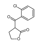 3-(2-chlorobenzoyl)-2,3,4,5-tetrahydrofuran-2-one结构式