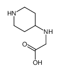 Glycine, N-4-piperidinyl- (9CI) Structure