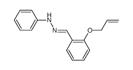 (E)-1-(2-(allyloxy)benzylidene)-2-phenylhydrazine Structure