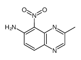 6-amino-3-methyl-5-nitroquinoxaline Structure